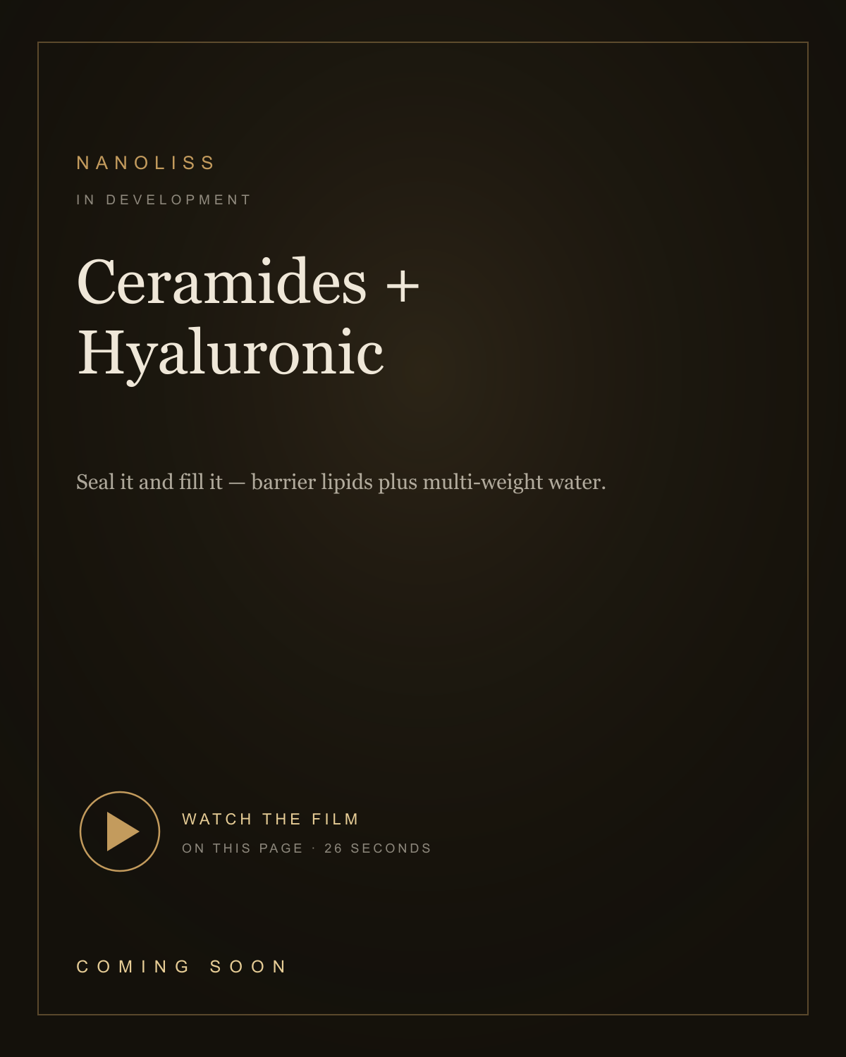 Ceramides + Hyaluronic