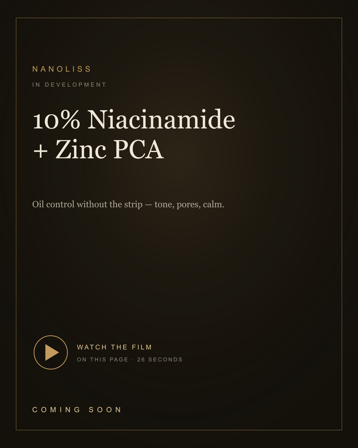 10% Niacinamide + Zinc PCA