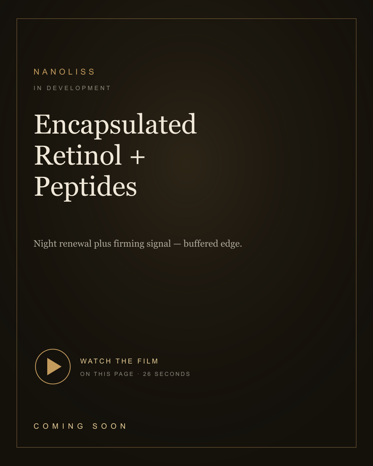Encapsulated Retinol + Peptides