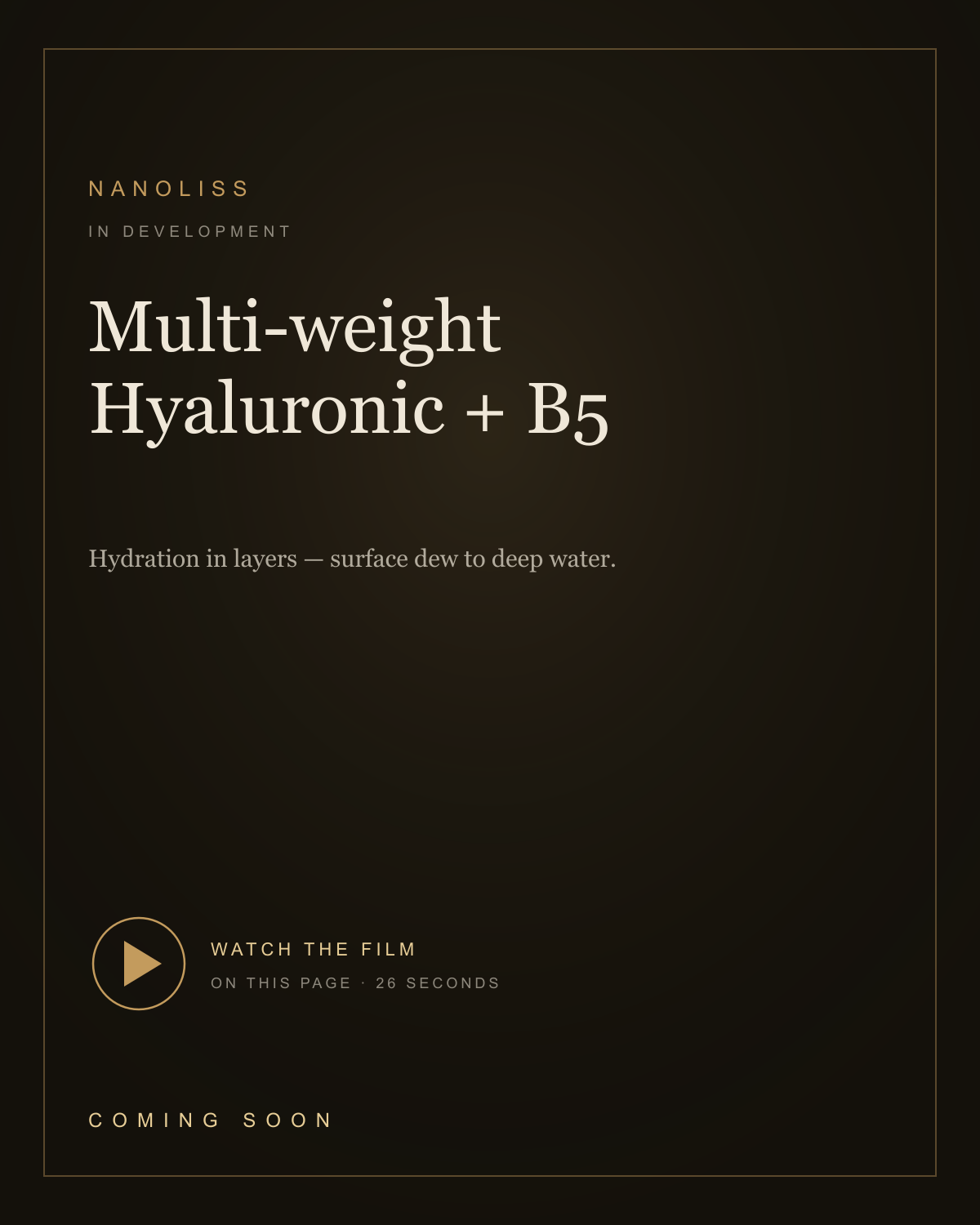 Multi-weight Hyaluronic + B5